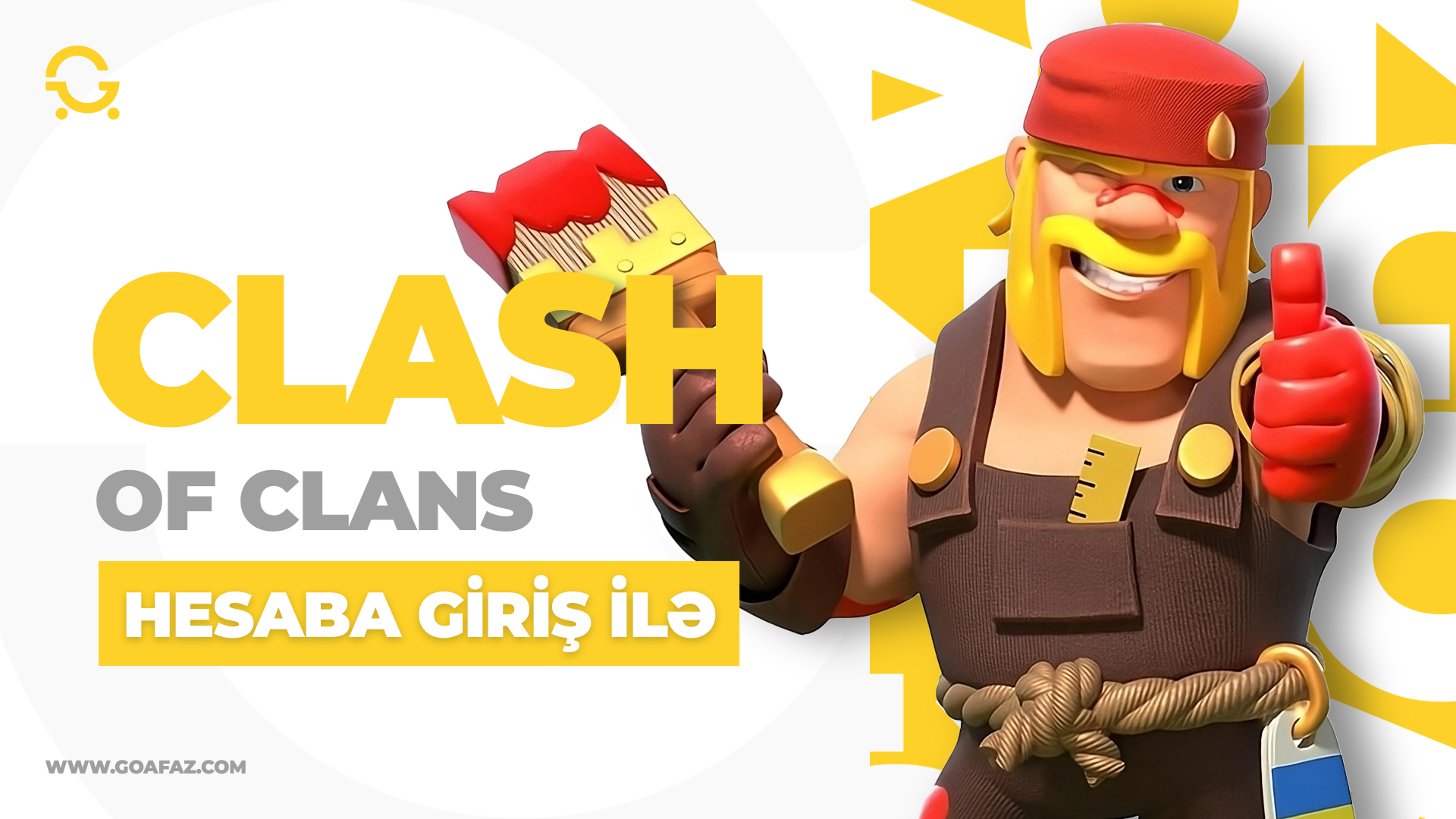 Clash Of Clans Taş ( Hesaba Giriş Yükləmə )