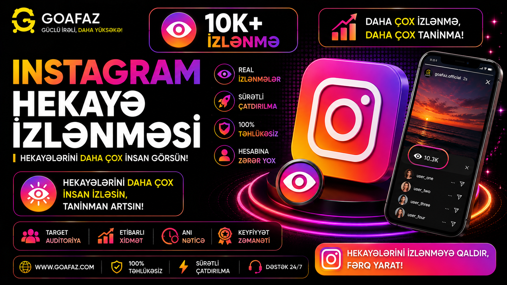 İnstagram Hekayə İzlənməsi