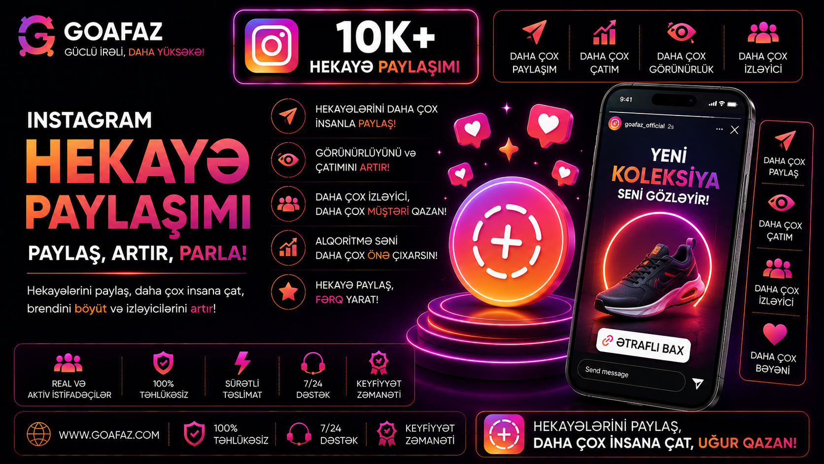 İnstagram Hekayə Paylaşımı