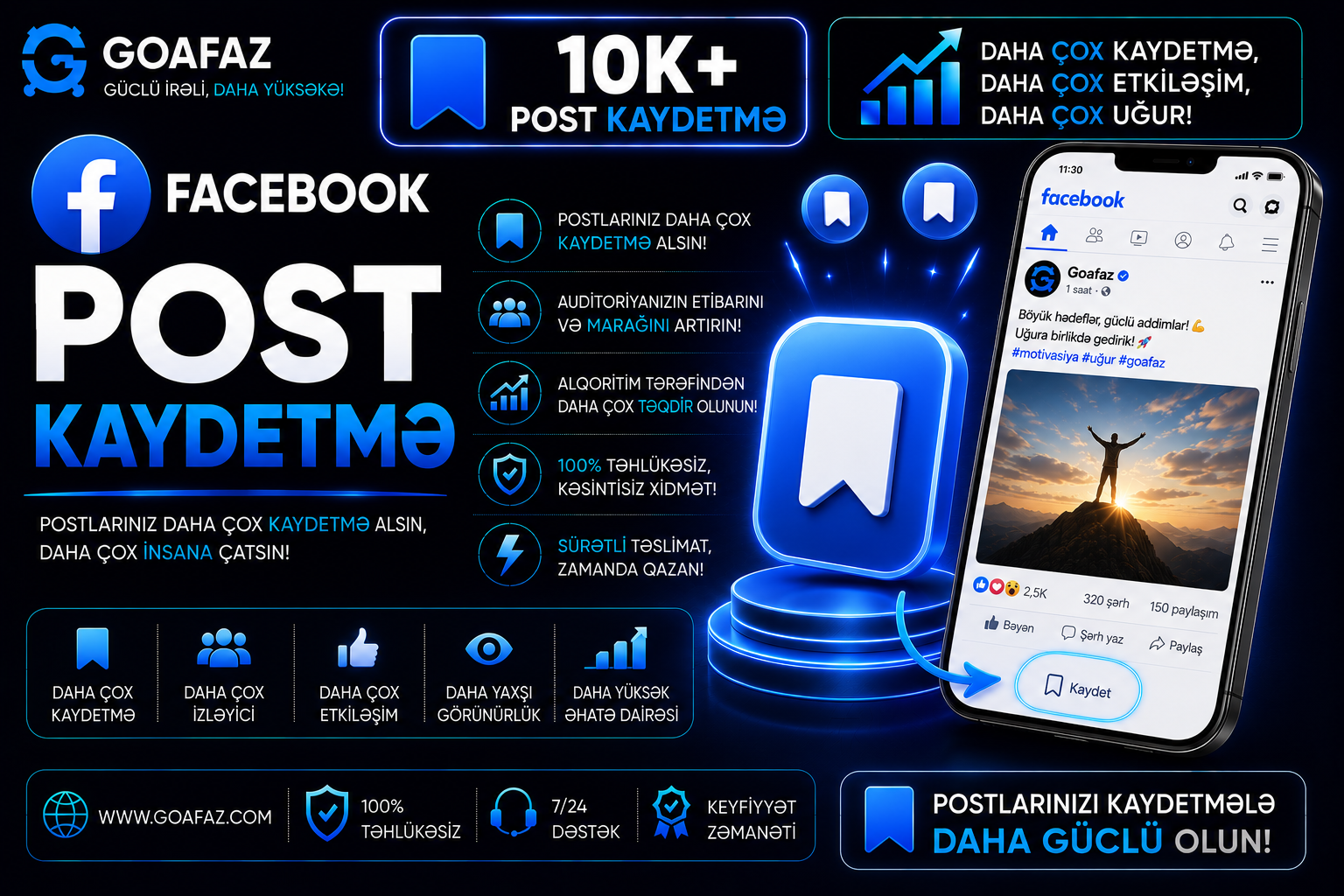 Facebook Post Kaydetmə