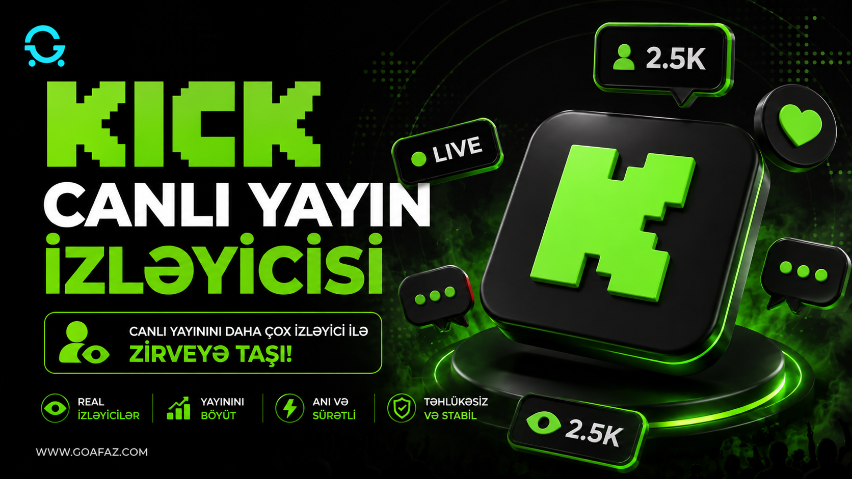 Kick Canlı Yayın İzləyicisi