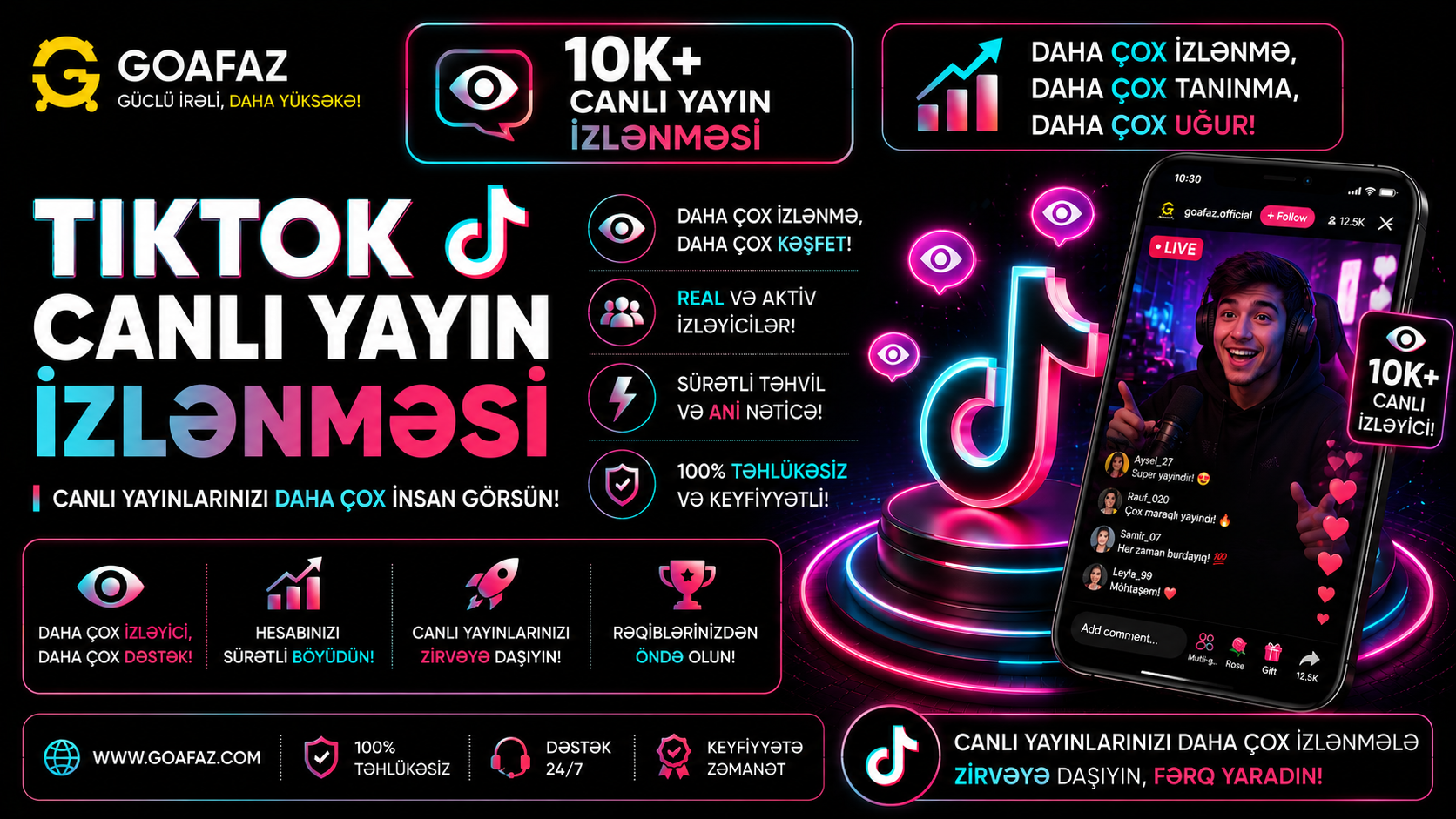 TikTok Canlı Yayın İzlənməsi