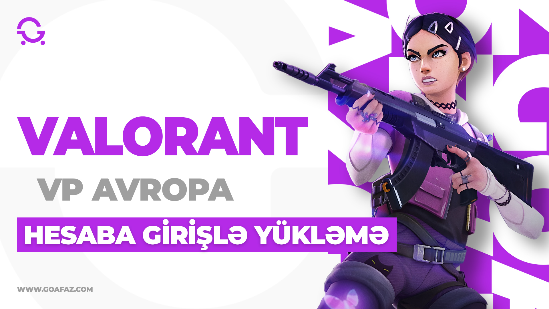 Valorant VP Avropa ( Hesaba Giriş Yükləmə )