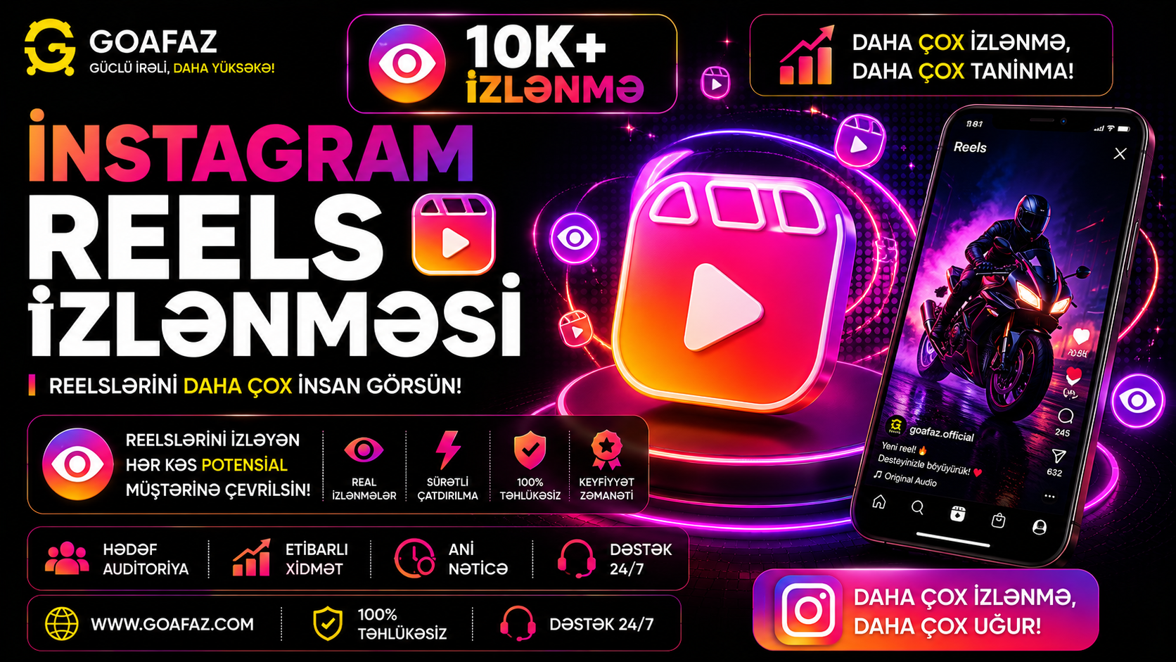 İnstagram Reels İzlənməsi