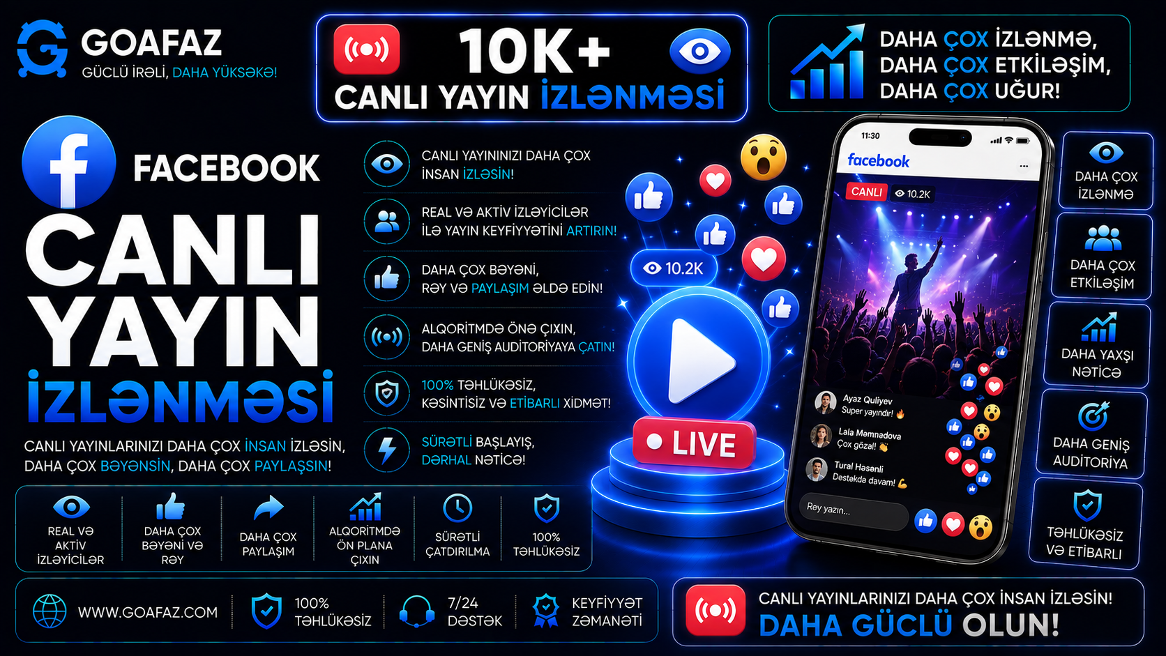 Facebook Canlı Yayın İzlənməsi
