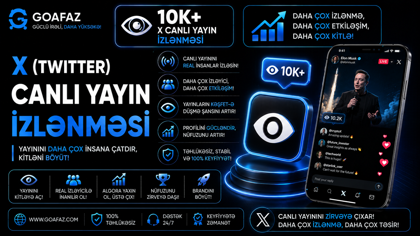 X Com Canlı Yayın İzlənməsi