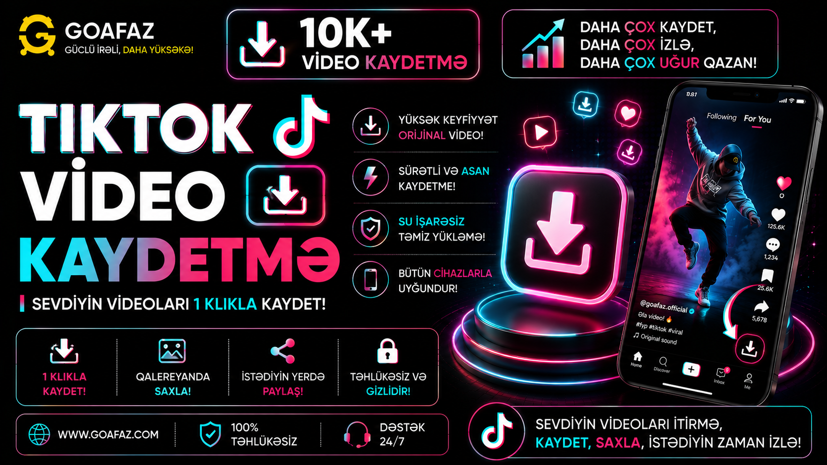 TikTok Video Kaydetmə