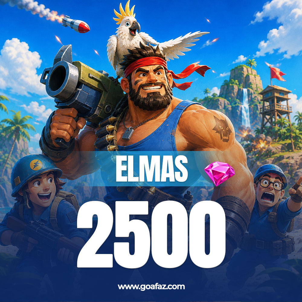Boom Beach 2500 Elmas