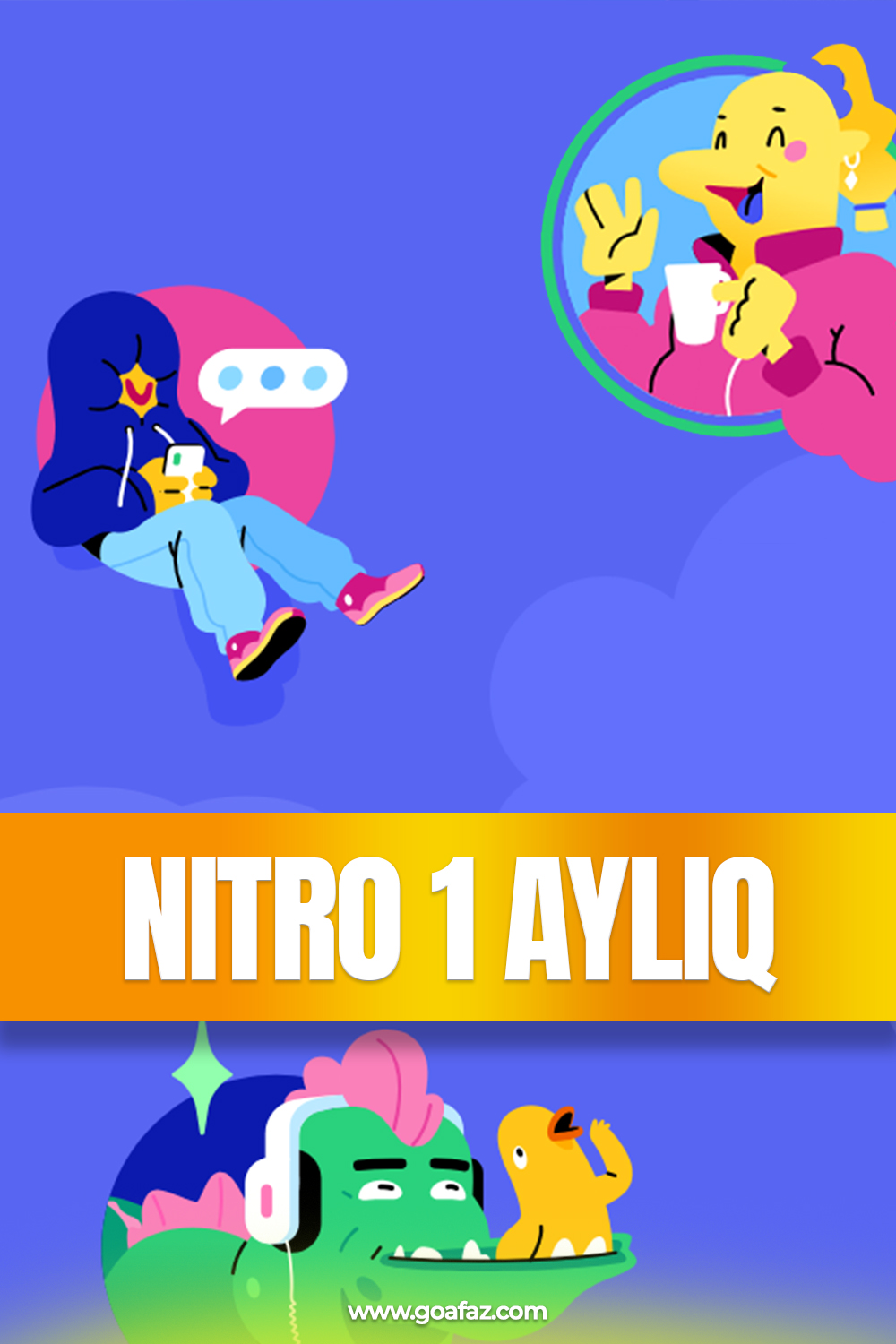 Discord Nitro 1 Aylıq