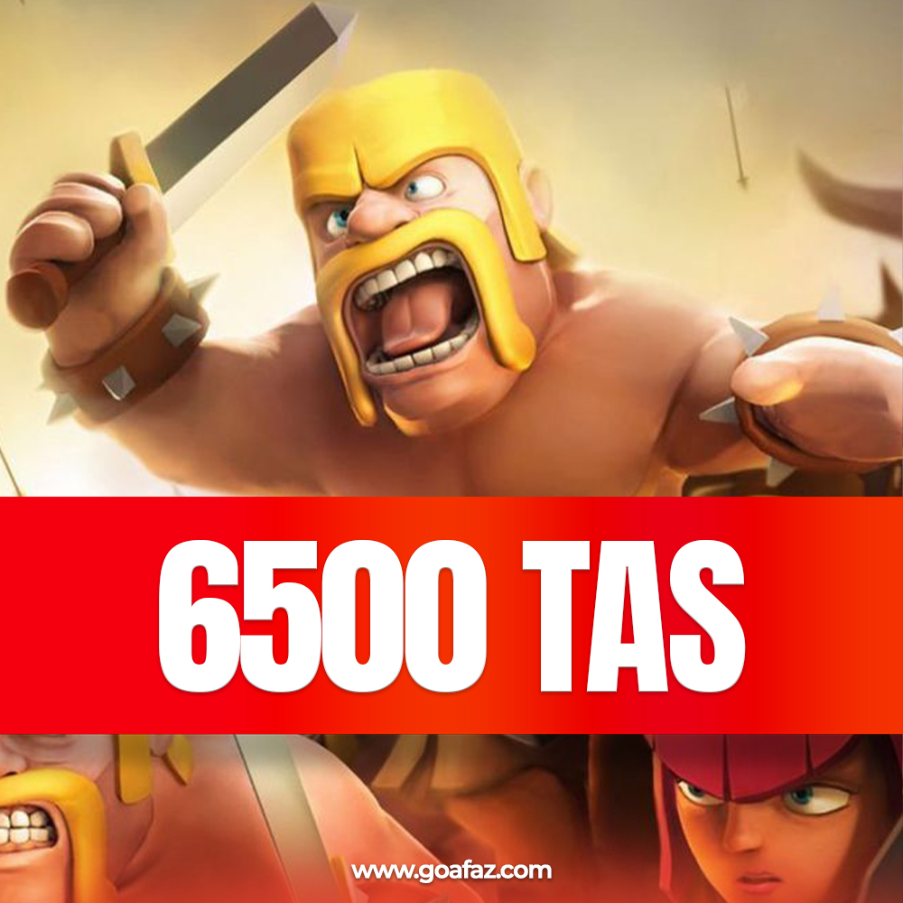 Clash Of Clans 6500 Taş