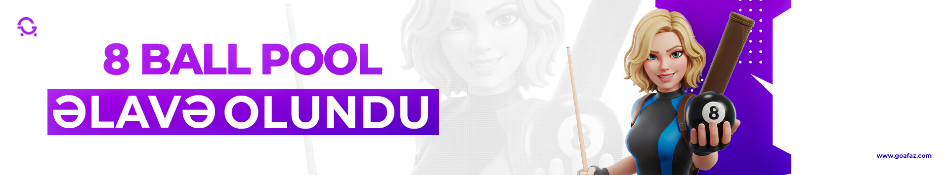 8 Ball Pool artıq əlavə olundu !