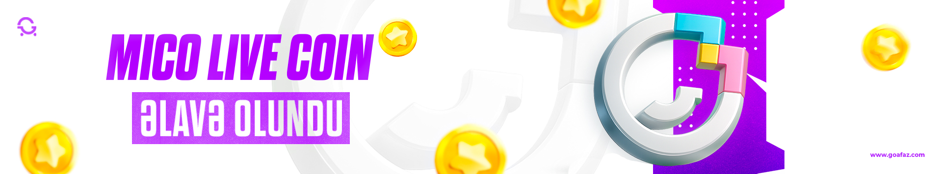 Mico Live Coin artıq Goafaz'da !